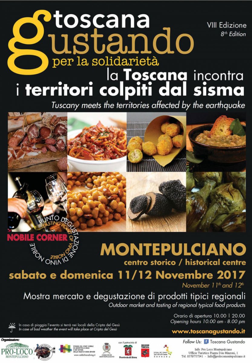 Manifesto Toscana Gustando 2017
